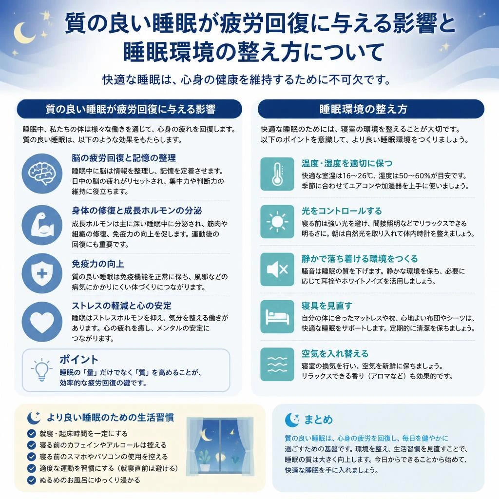 第3セクション：快適な睡眠環境の重要性