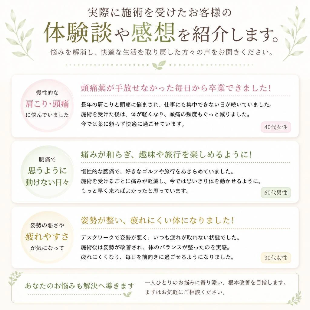 お客様の声