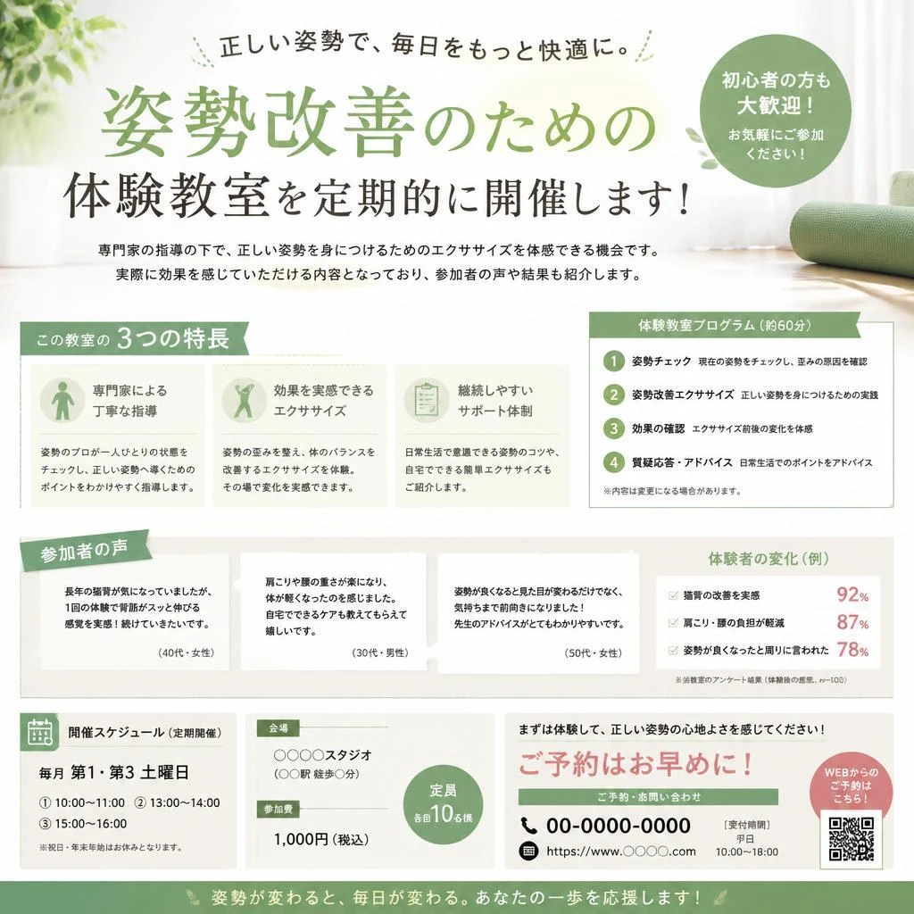 体験教室のご案内