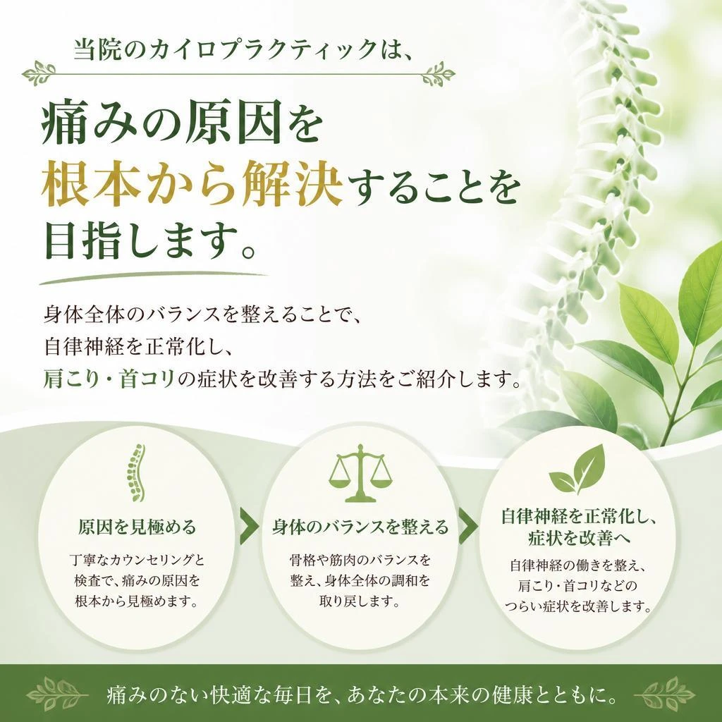 カイロプラクティックの新しいアプローチ