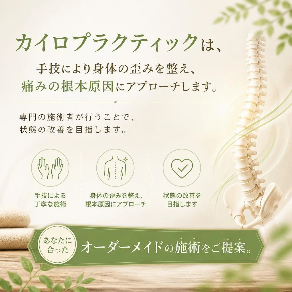 カイロプラクティックの魅力