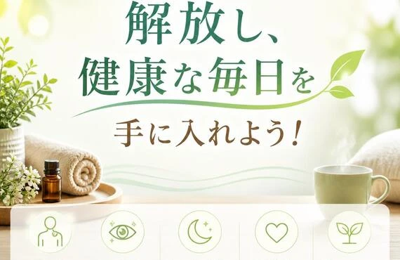 肩こりと目の疲れを解放し、健康な毎日を手に入れよう！