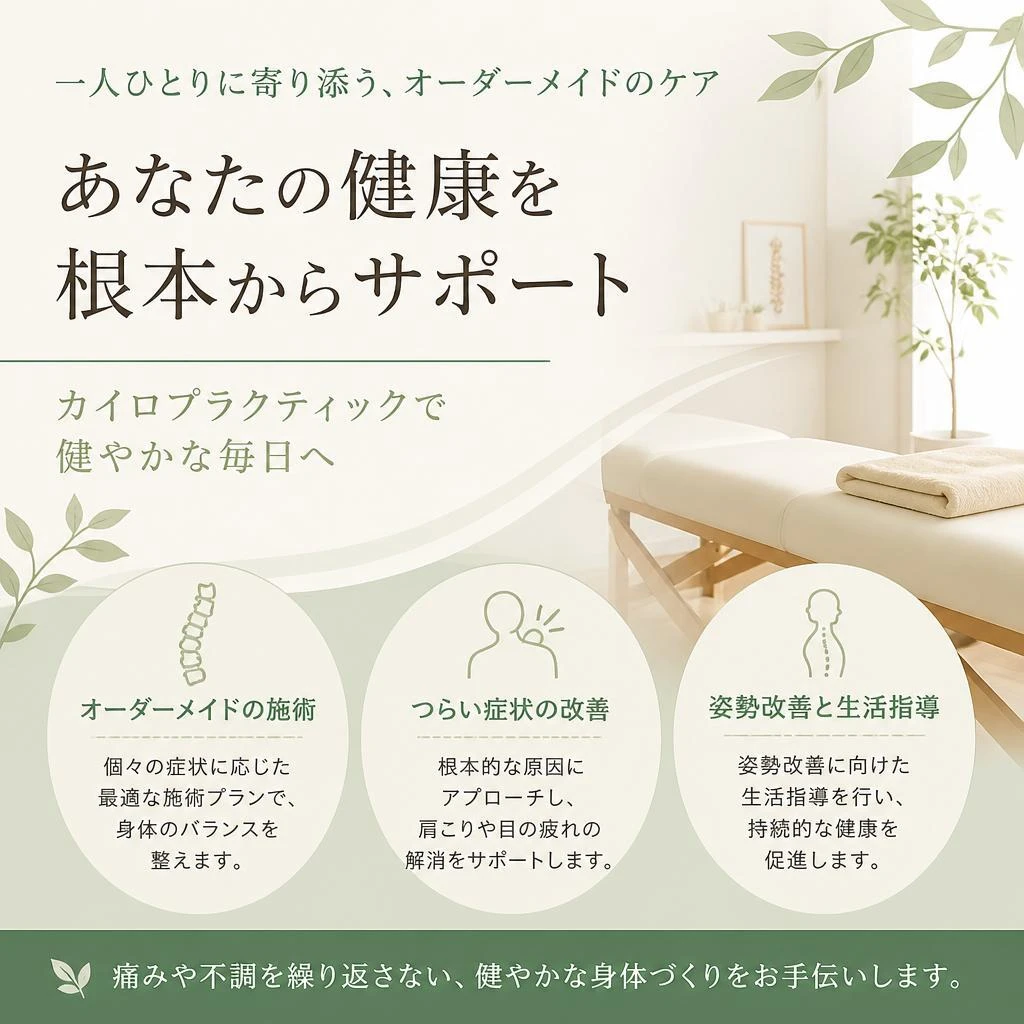 カイロプラクティックのアプローチ