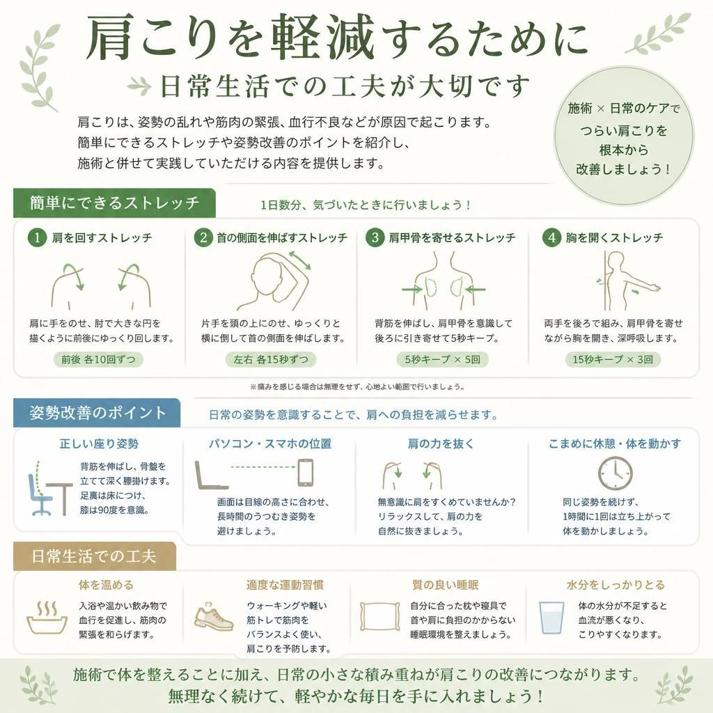 自宅でできるケア方法
