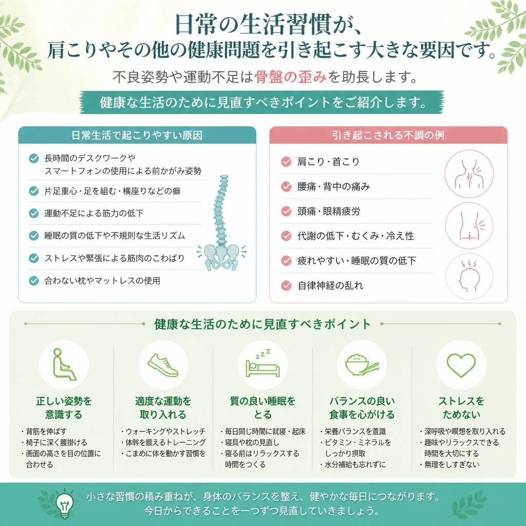 生活習慣がもたらす影響