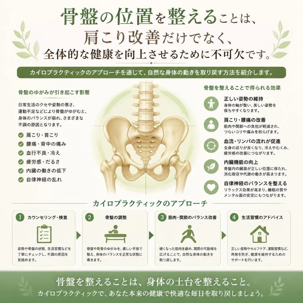 骨盤を整える重要性