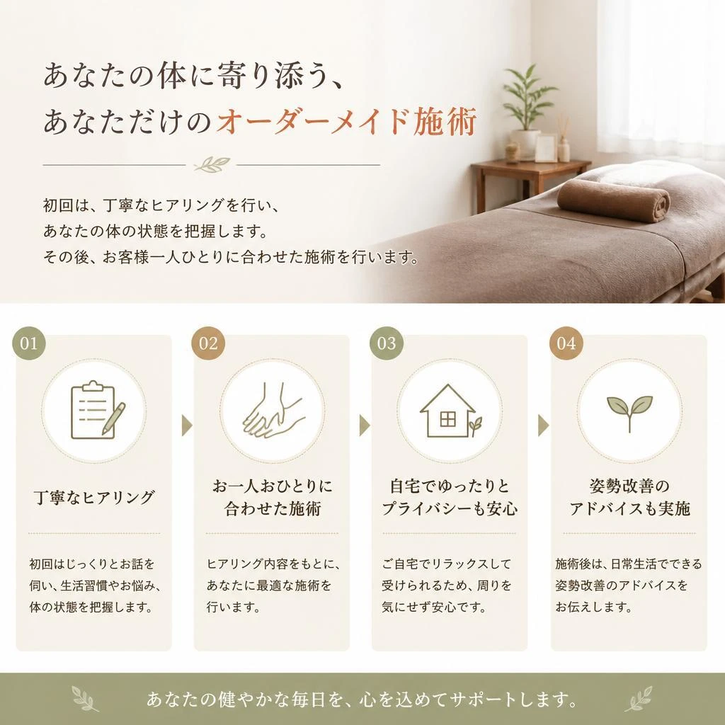 施術の流れ