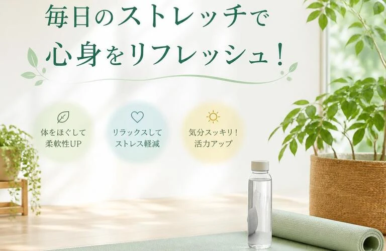 毎日のストレッチで心身をリフレッシュ！