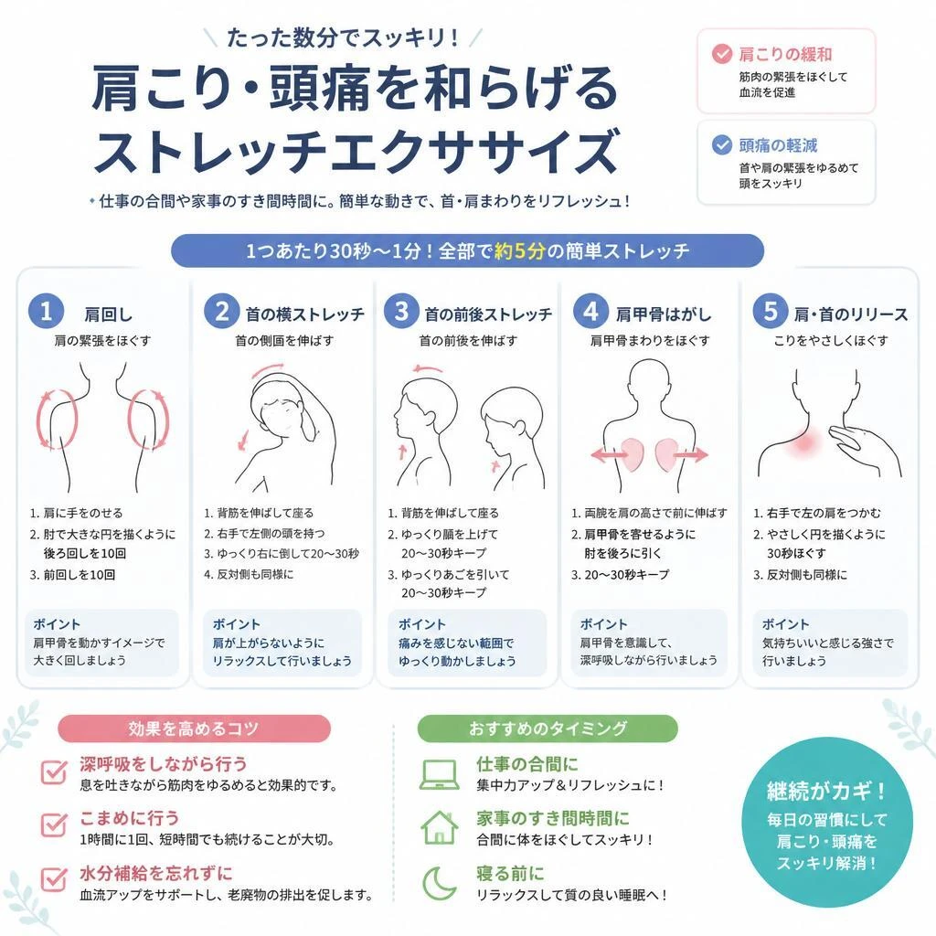 毎日できる簡単なストレッチ方法