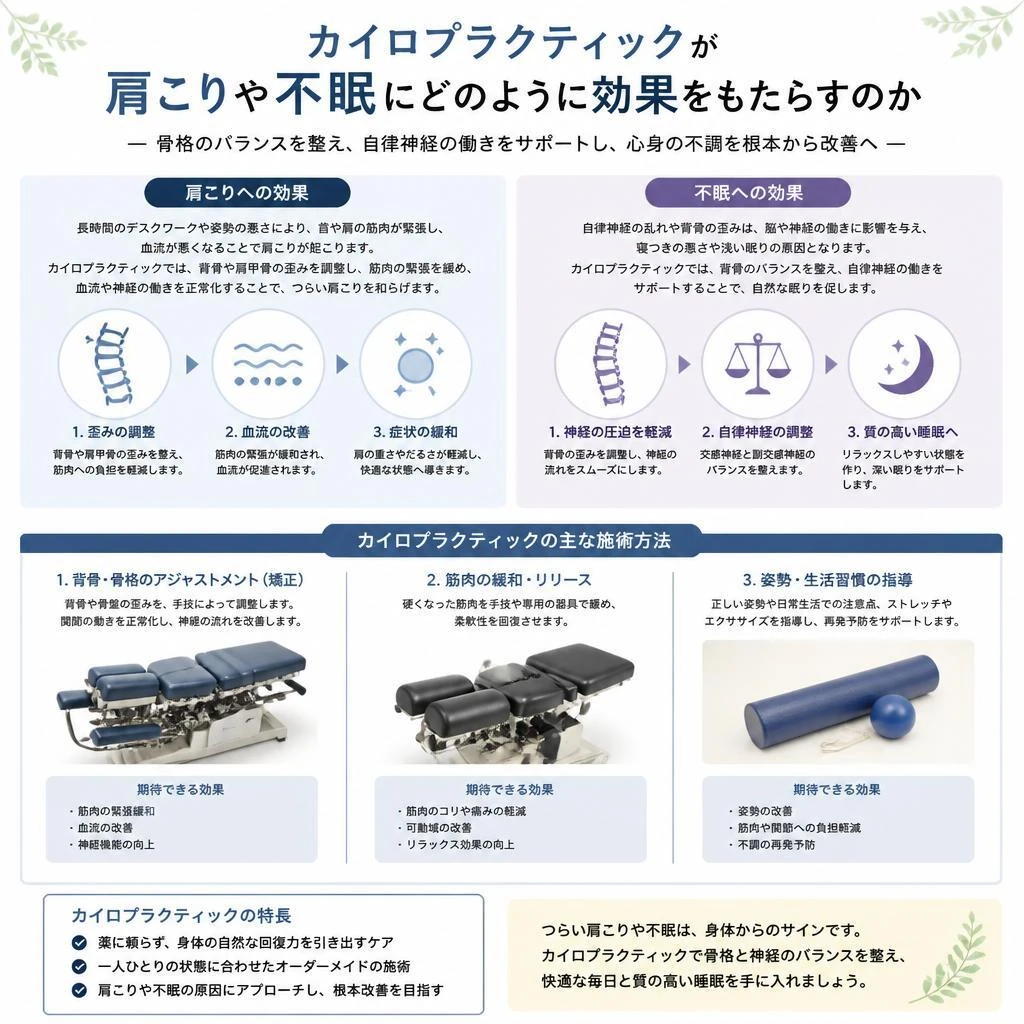 カイロプラクティックによる解消法