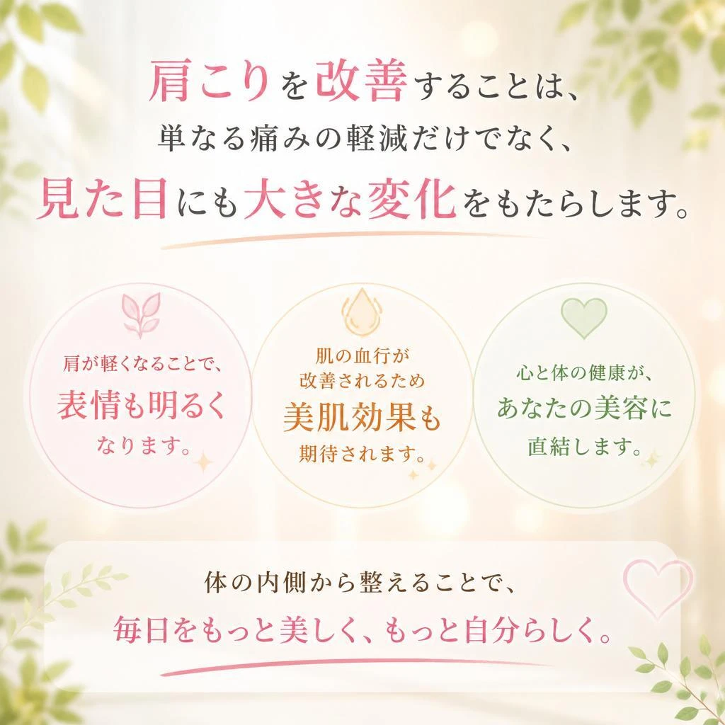 肩こりと美容の関係