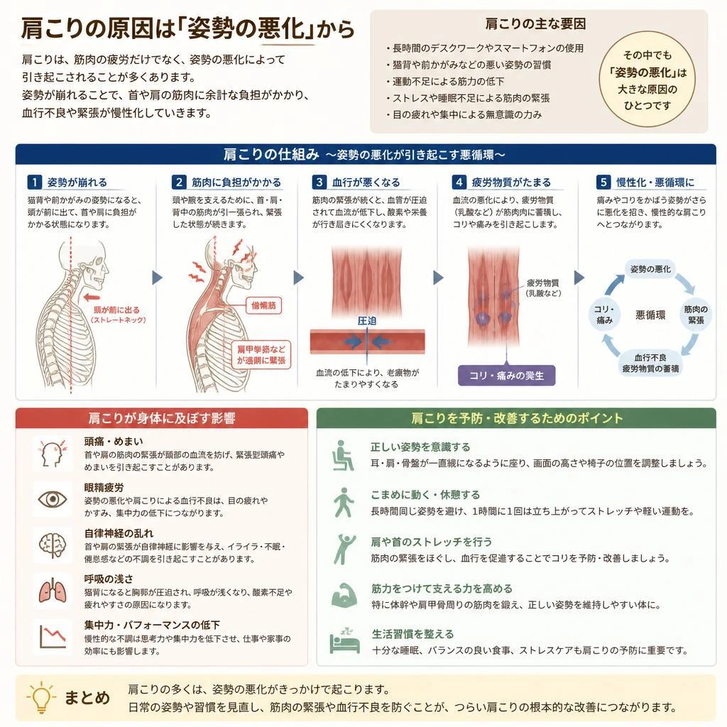 2. 肩こりのメカニズム