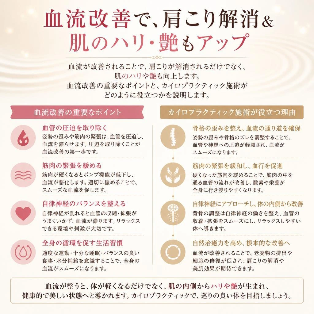 3. 血流改善のメリット