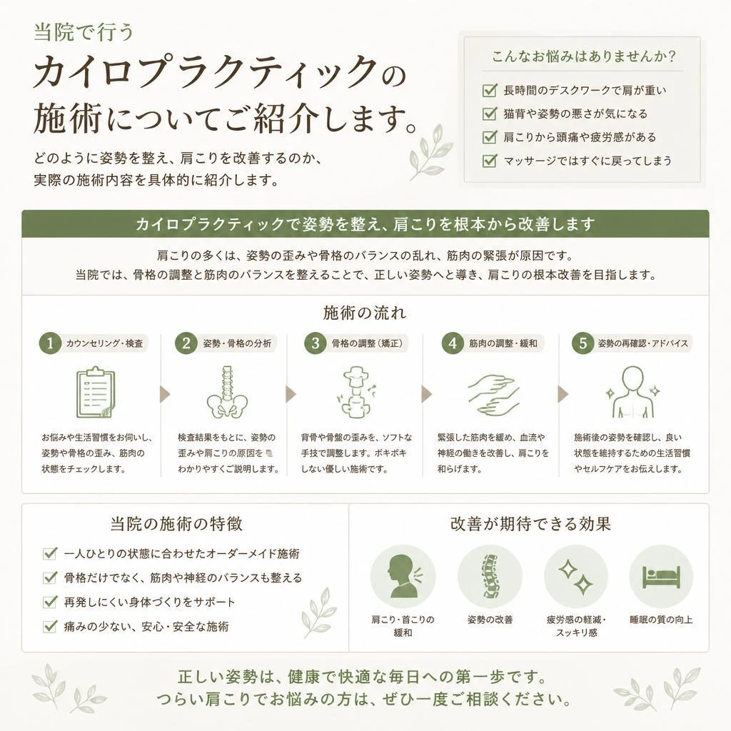 4. カイロプラクティックでの施術体験