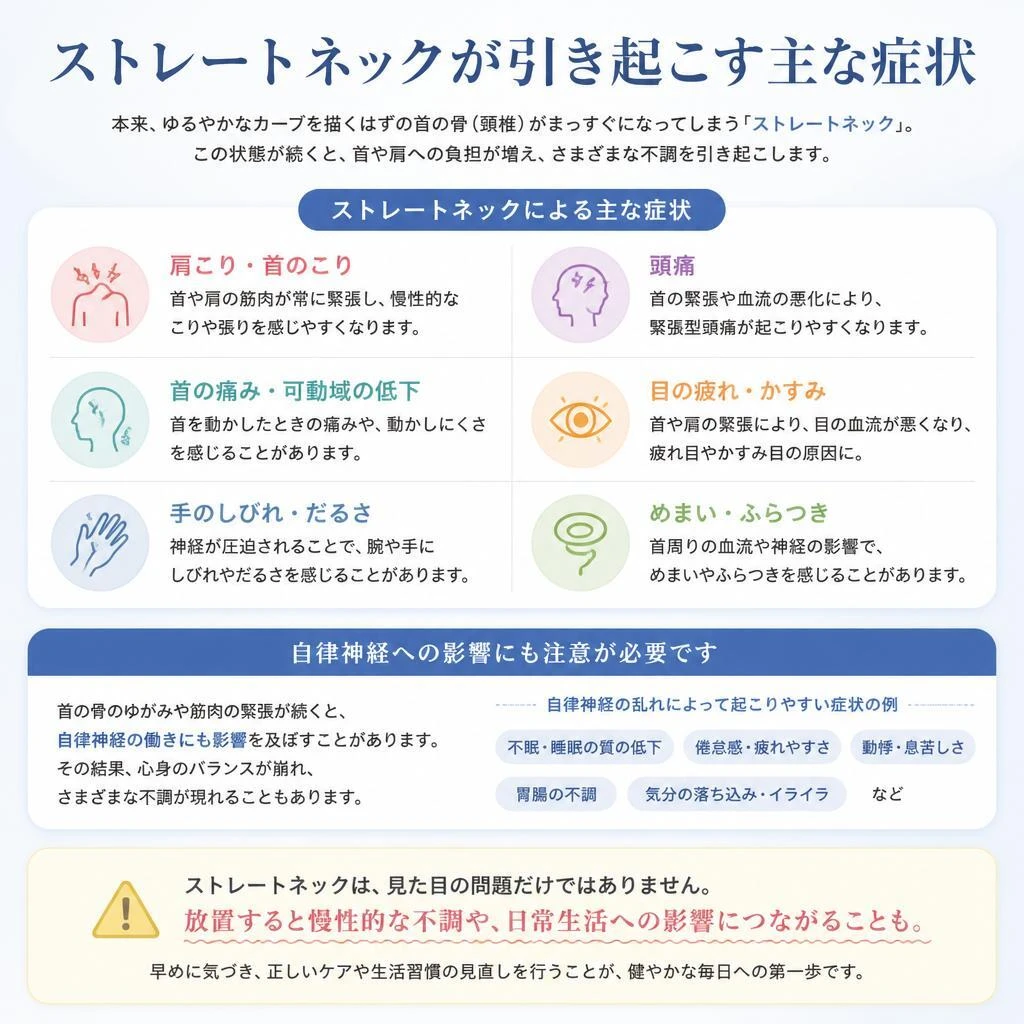 ストレートネックの症状