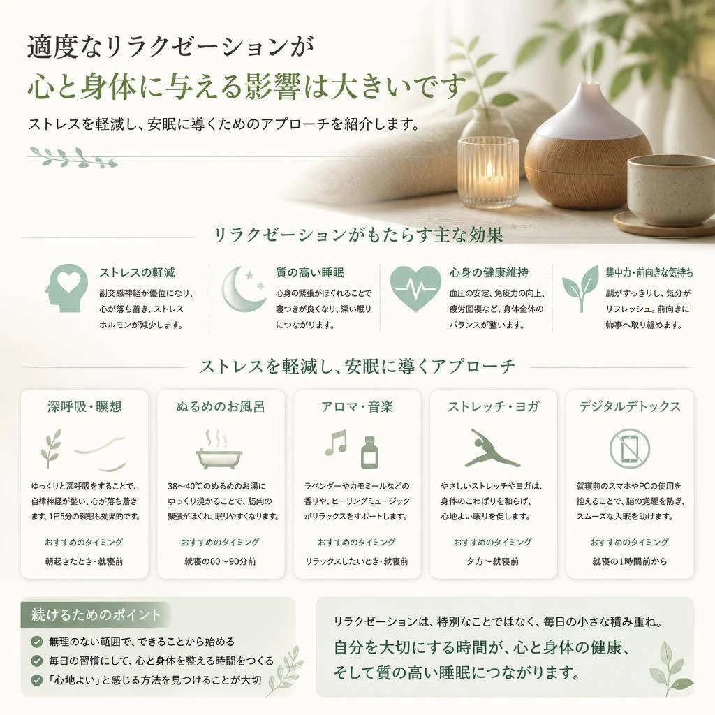 リラクゼーションの重要性