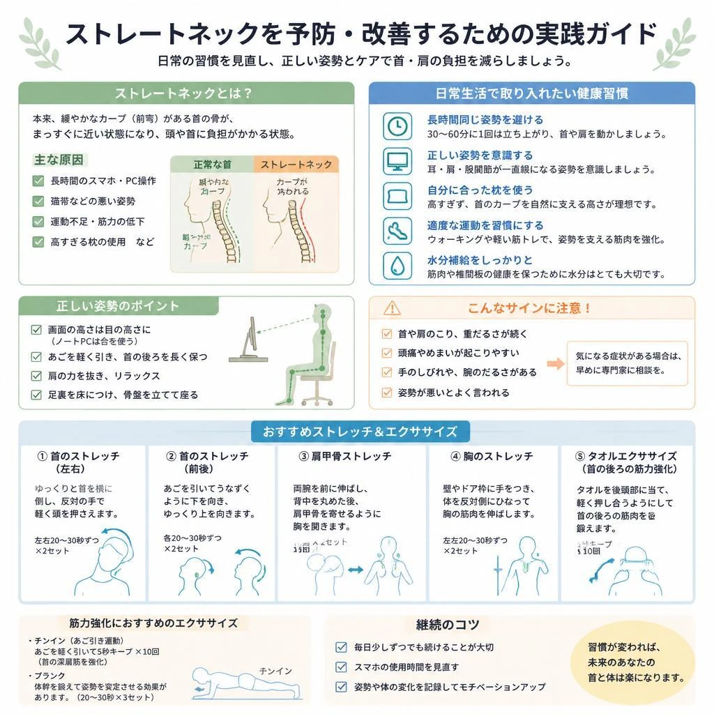 生活習慣を見直そう！健康習慣の提案