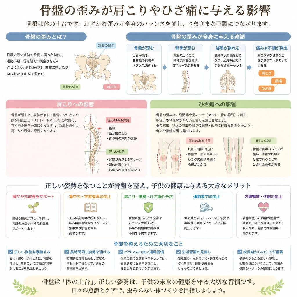 骨盤の歪みとその影響