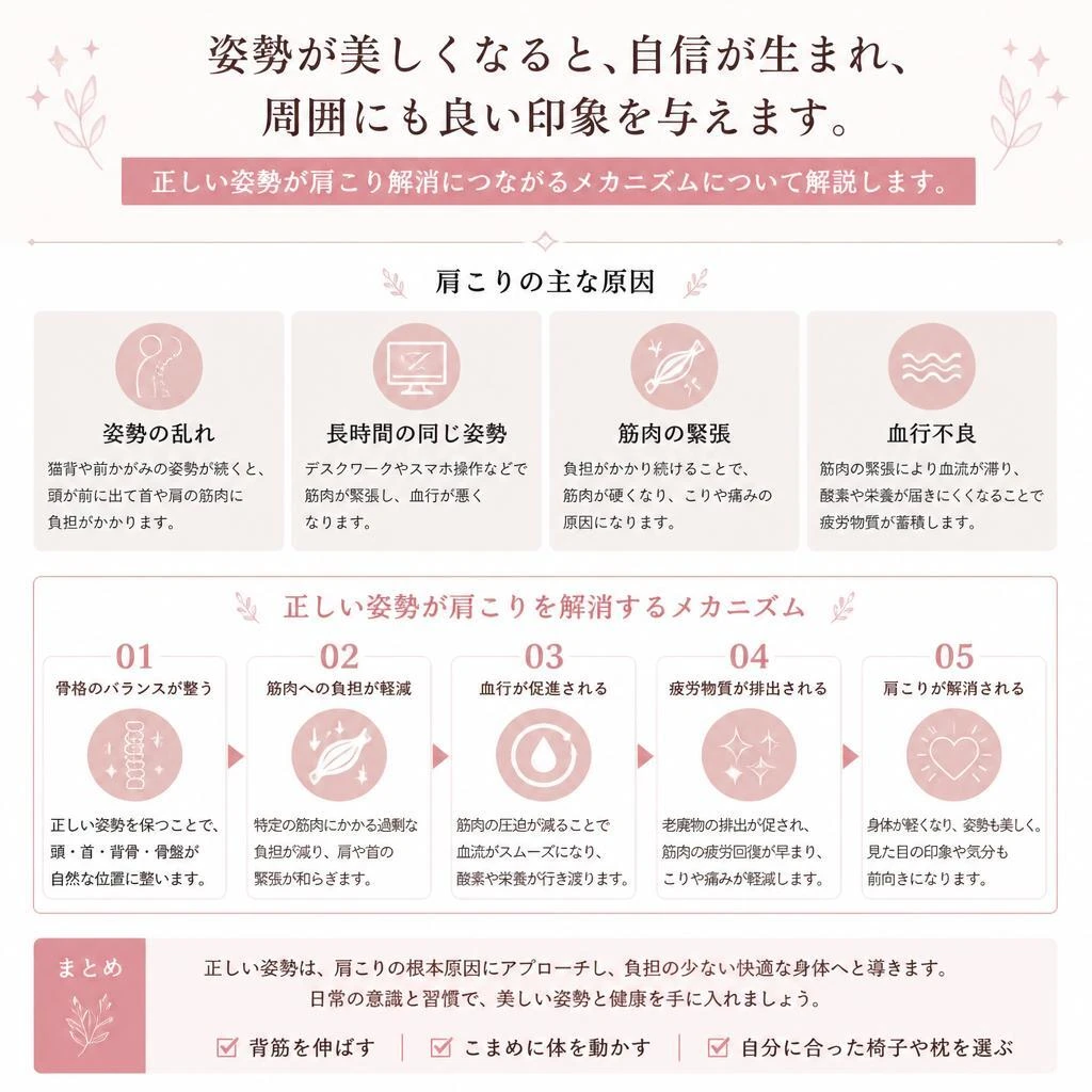 美しい姿勢の重要性