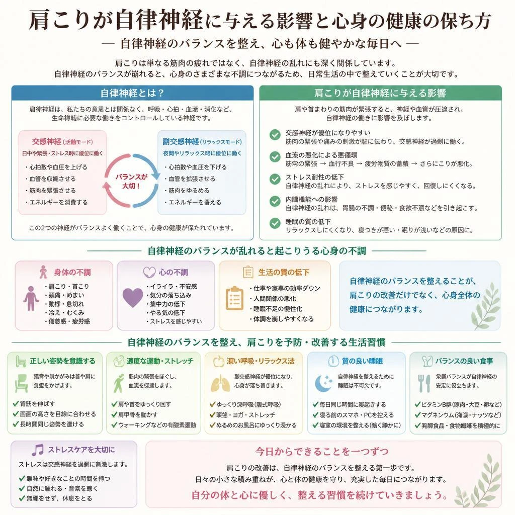 自律神経と肩こりの関係