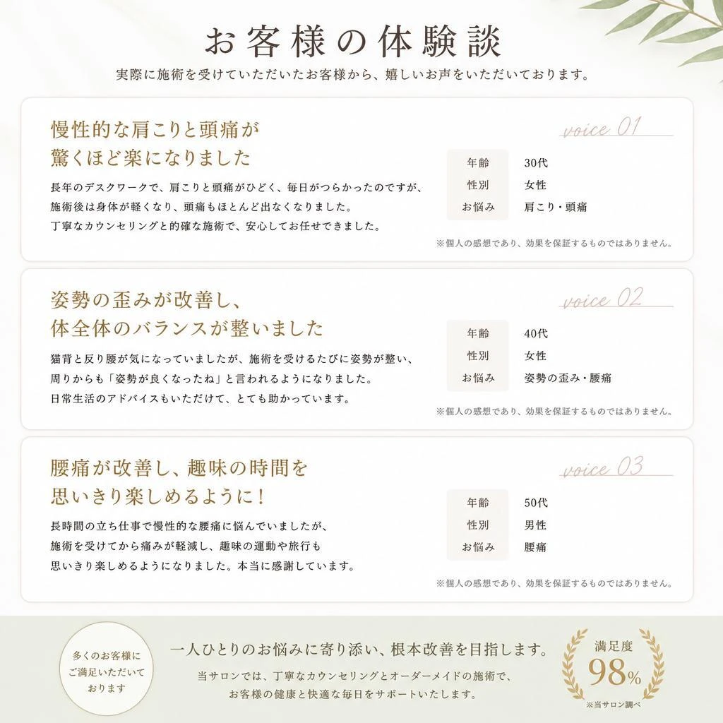 4. お客様の声