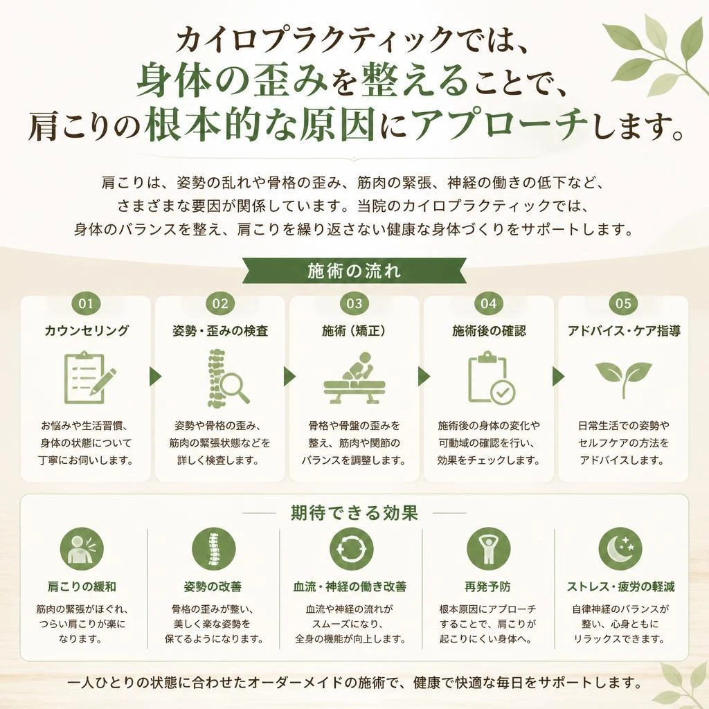 カイロプラクティックのアプローチ