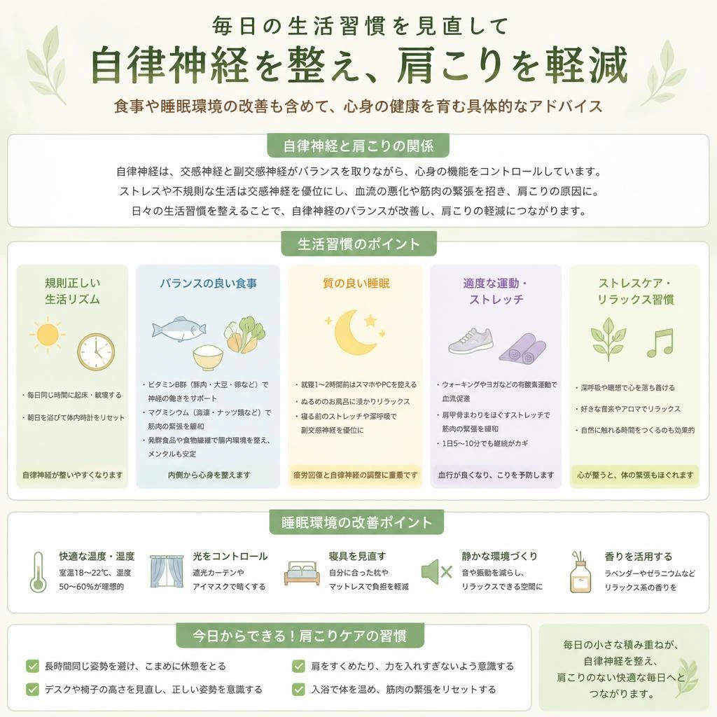自律神経を整える生活習慣