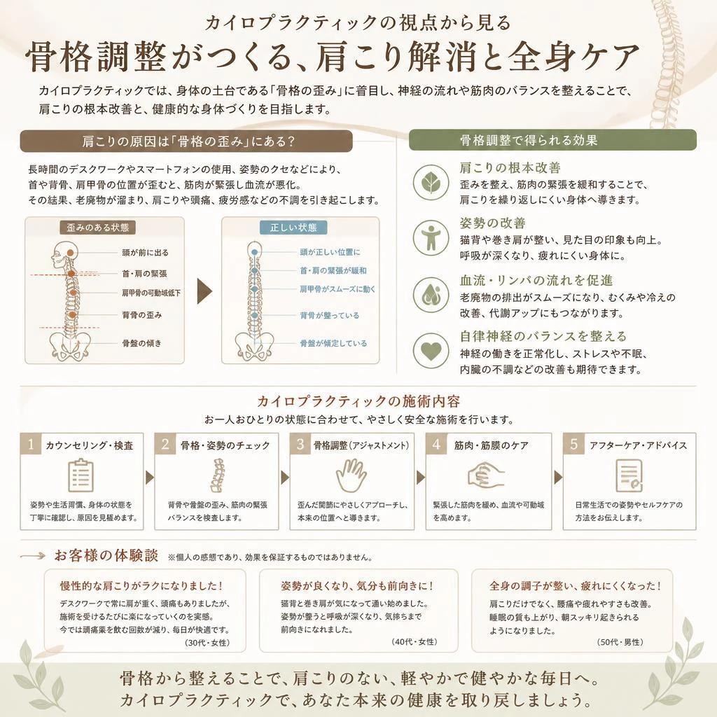 骨格調整の重要性とその効果