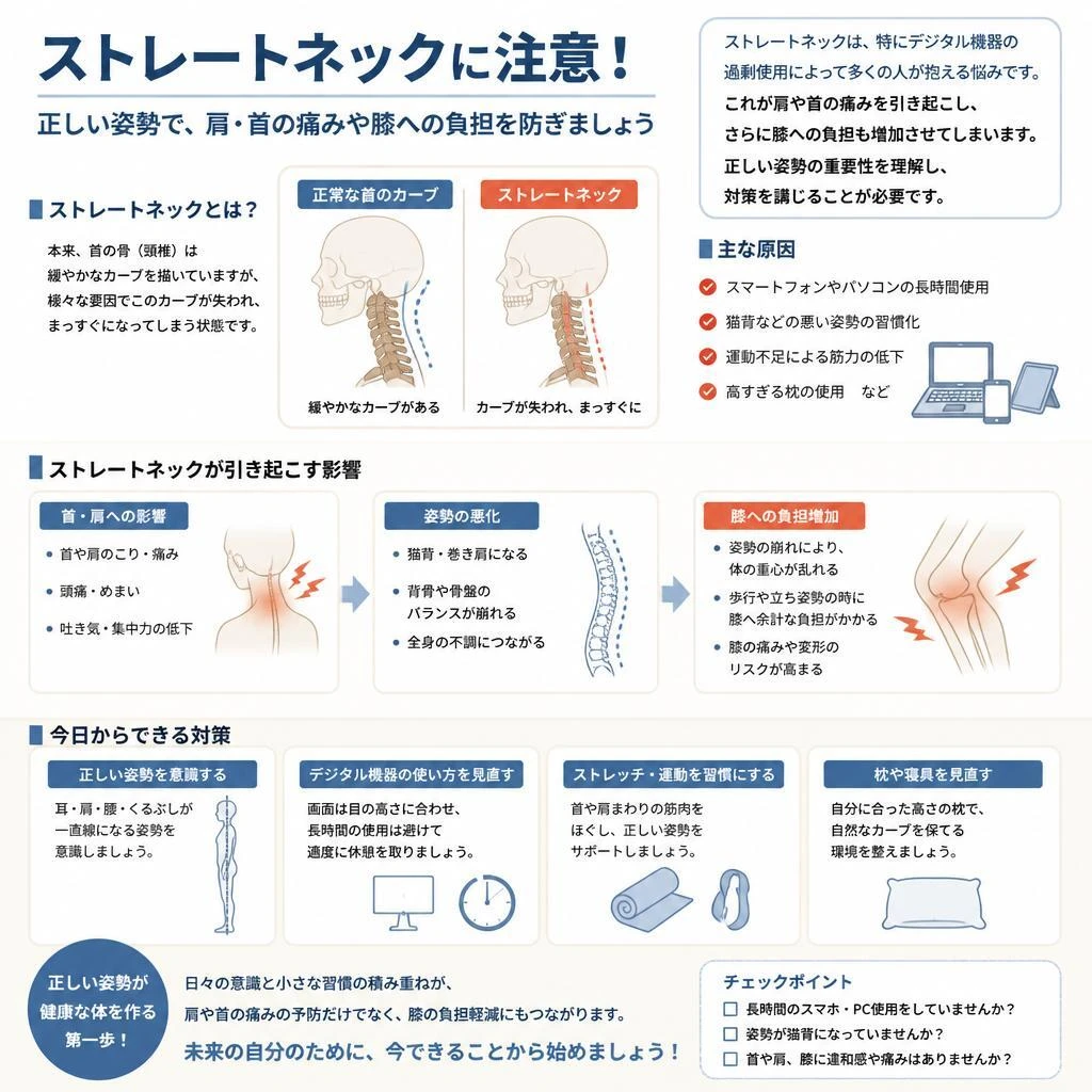 ストレートネックとその影響