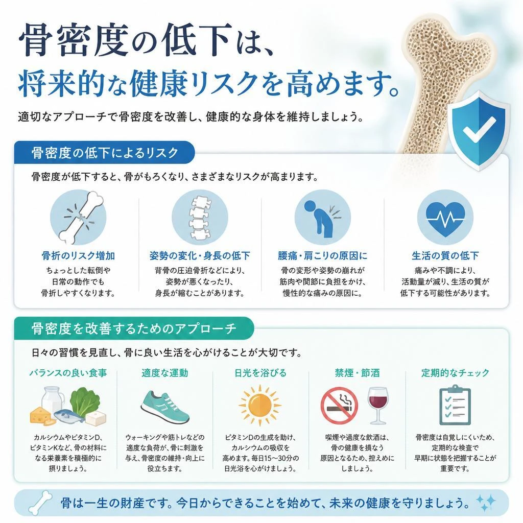 骨密度アップで健康な未来をサポート