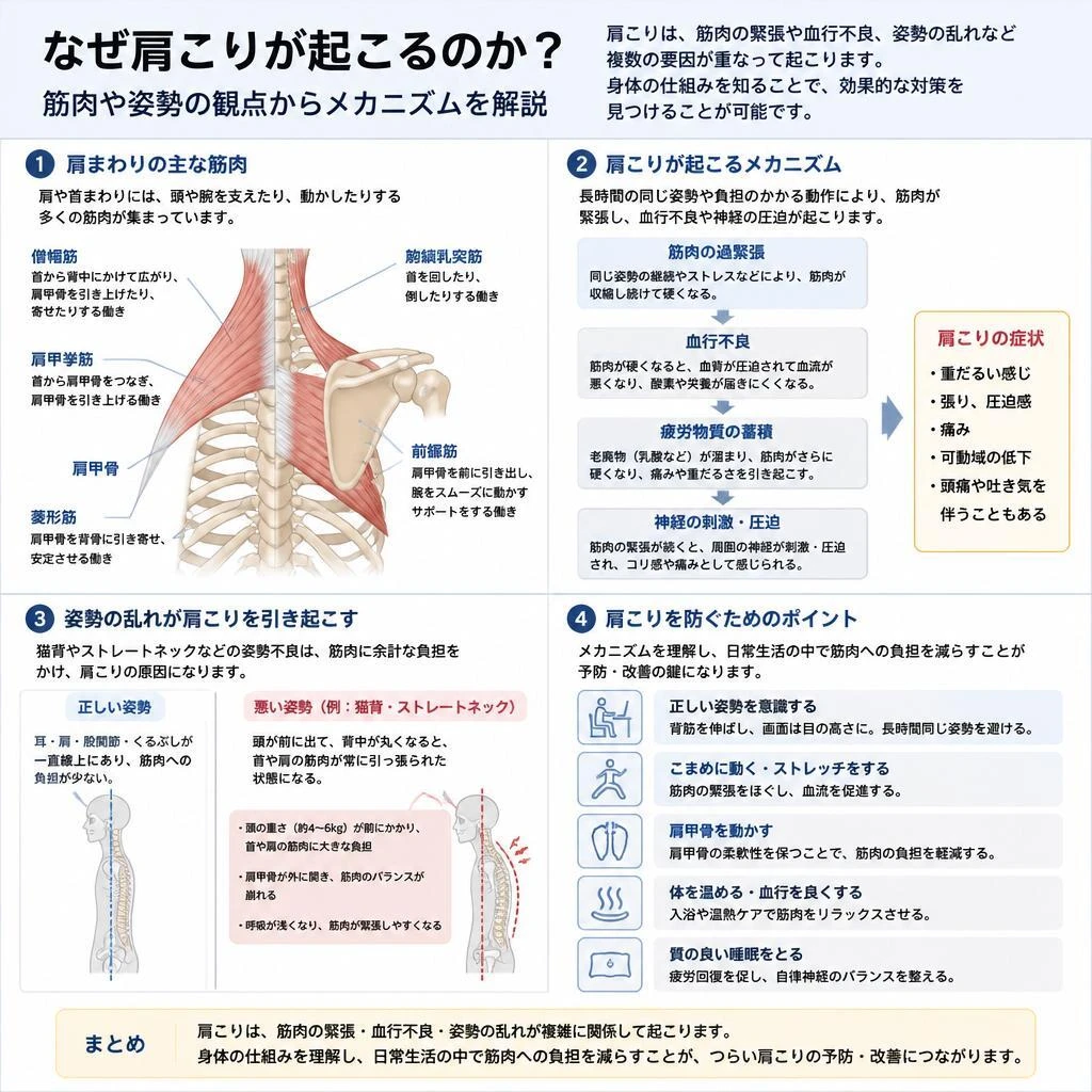 肩こりのメカニズム