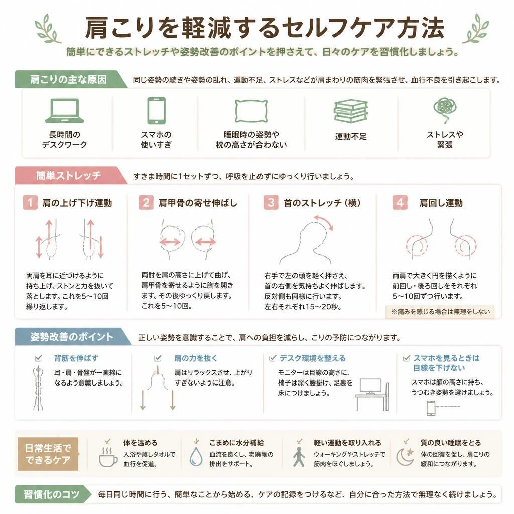 日常生活でできるセルフケア