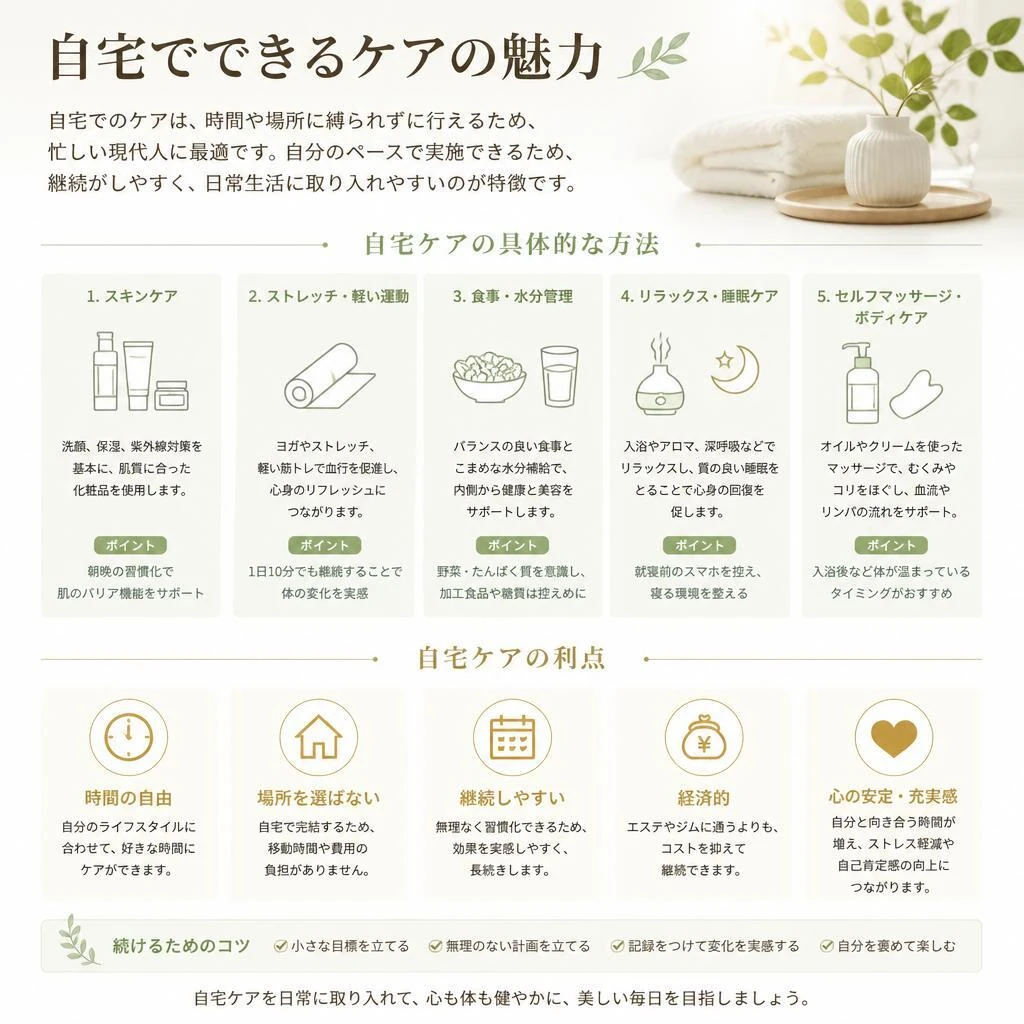 自宅ケアのメリット