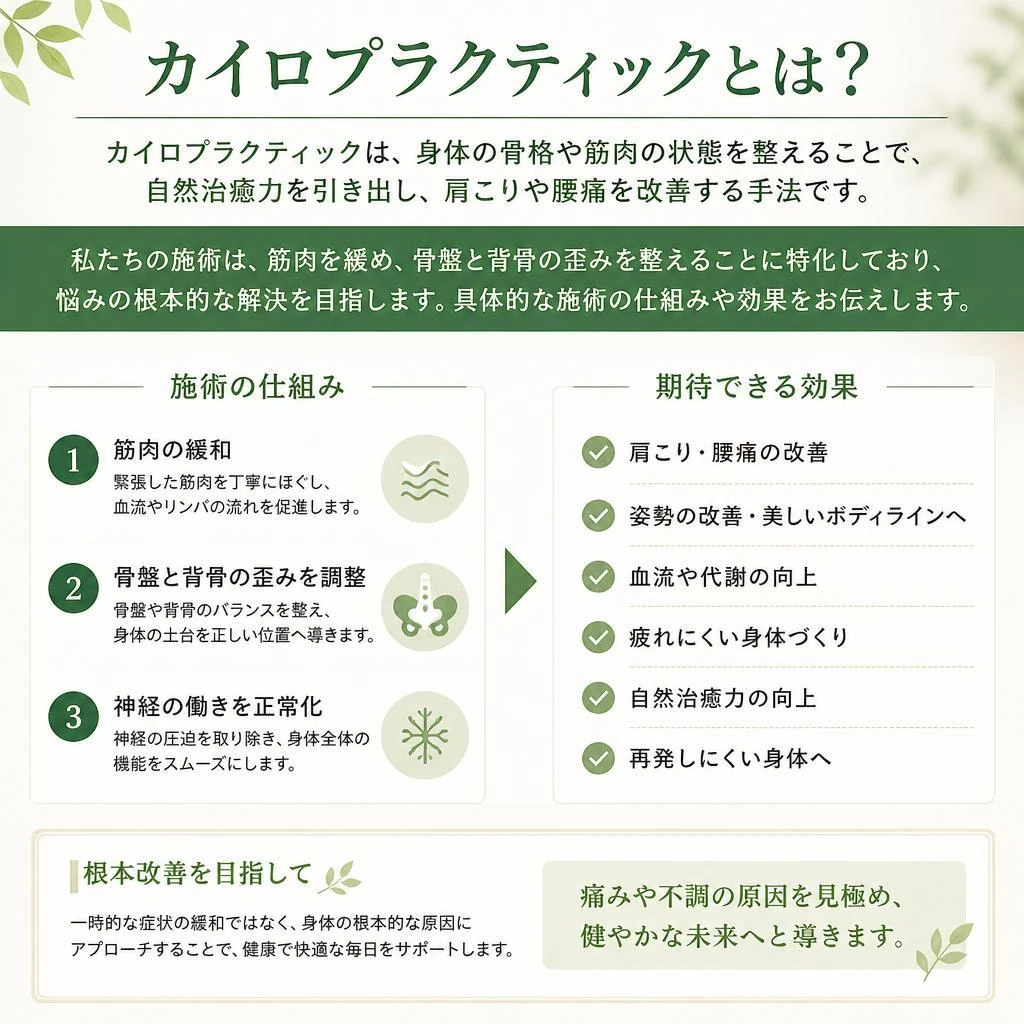 カイロプラクティックの効果