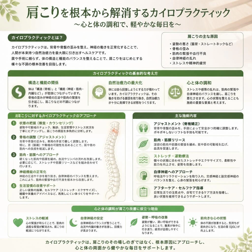 カイロプラクティックの基礎知識