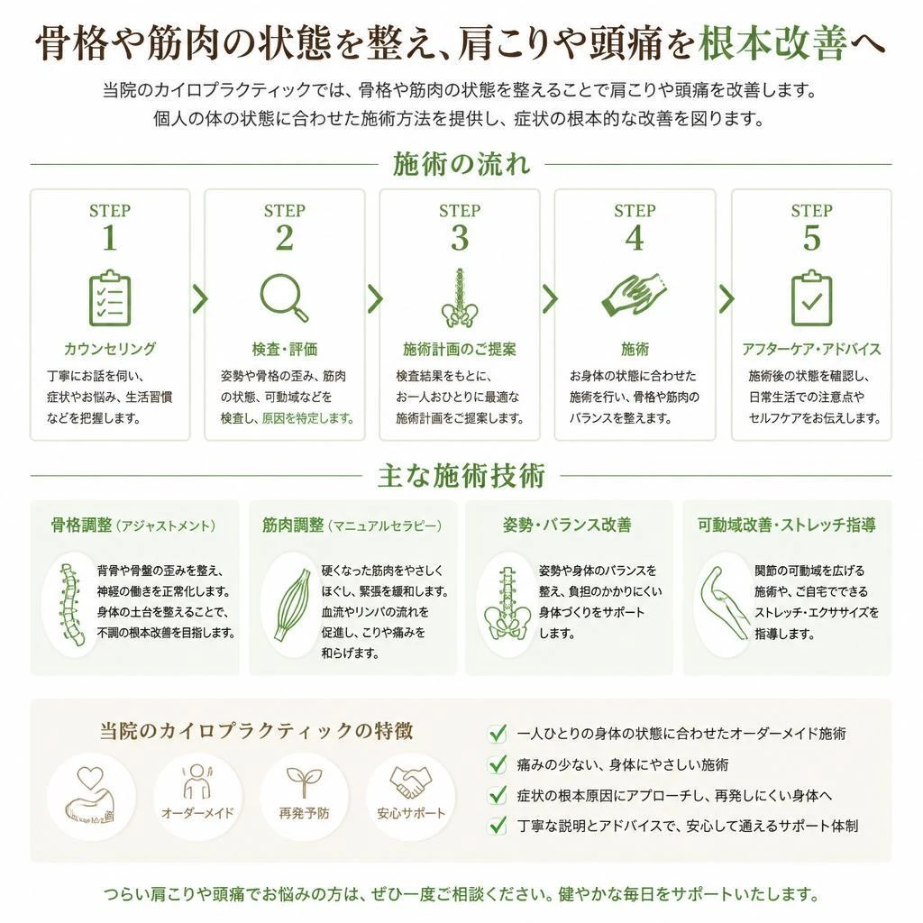 カイロプラクティックのアプローチ