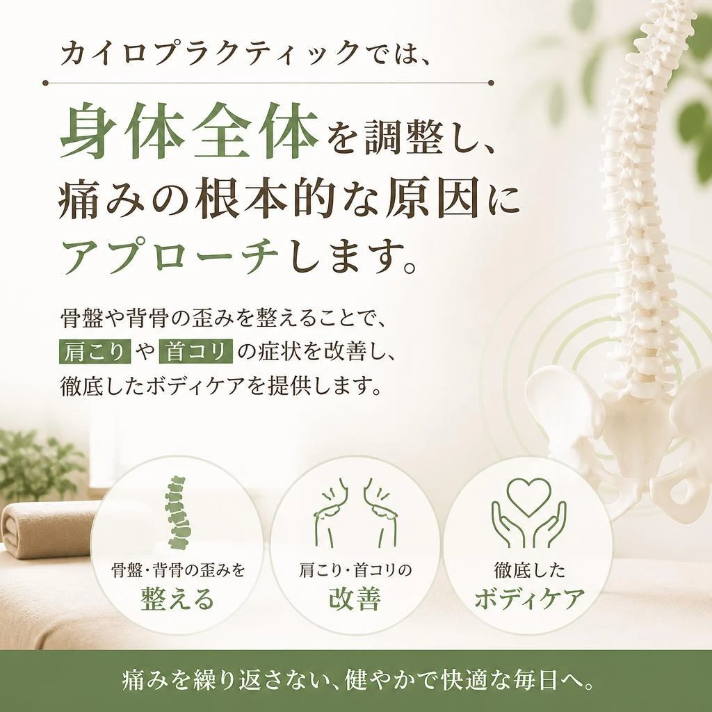 カイロプラクティックのアプローチ