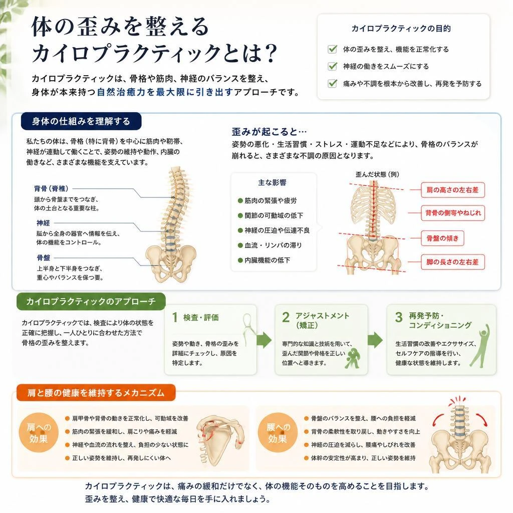 カイロプラクティックの新しいアプローチ
