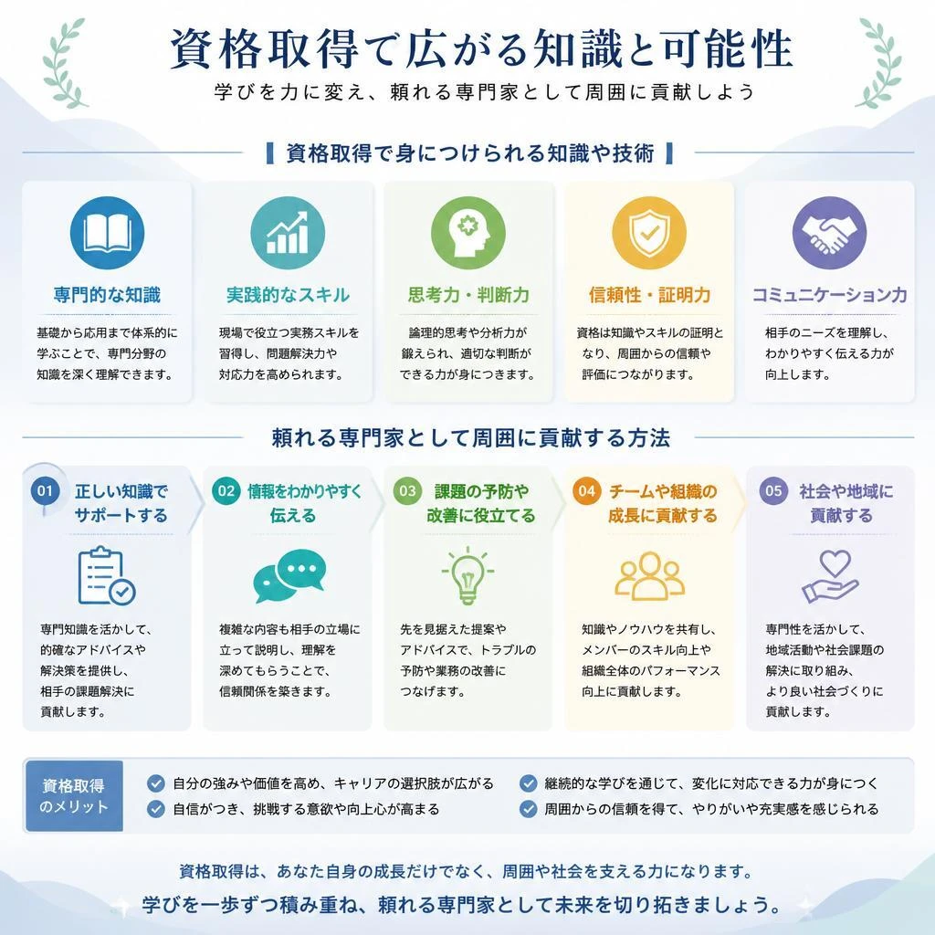 資格で得られる健康知識