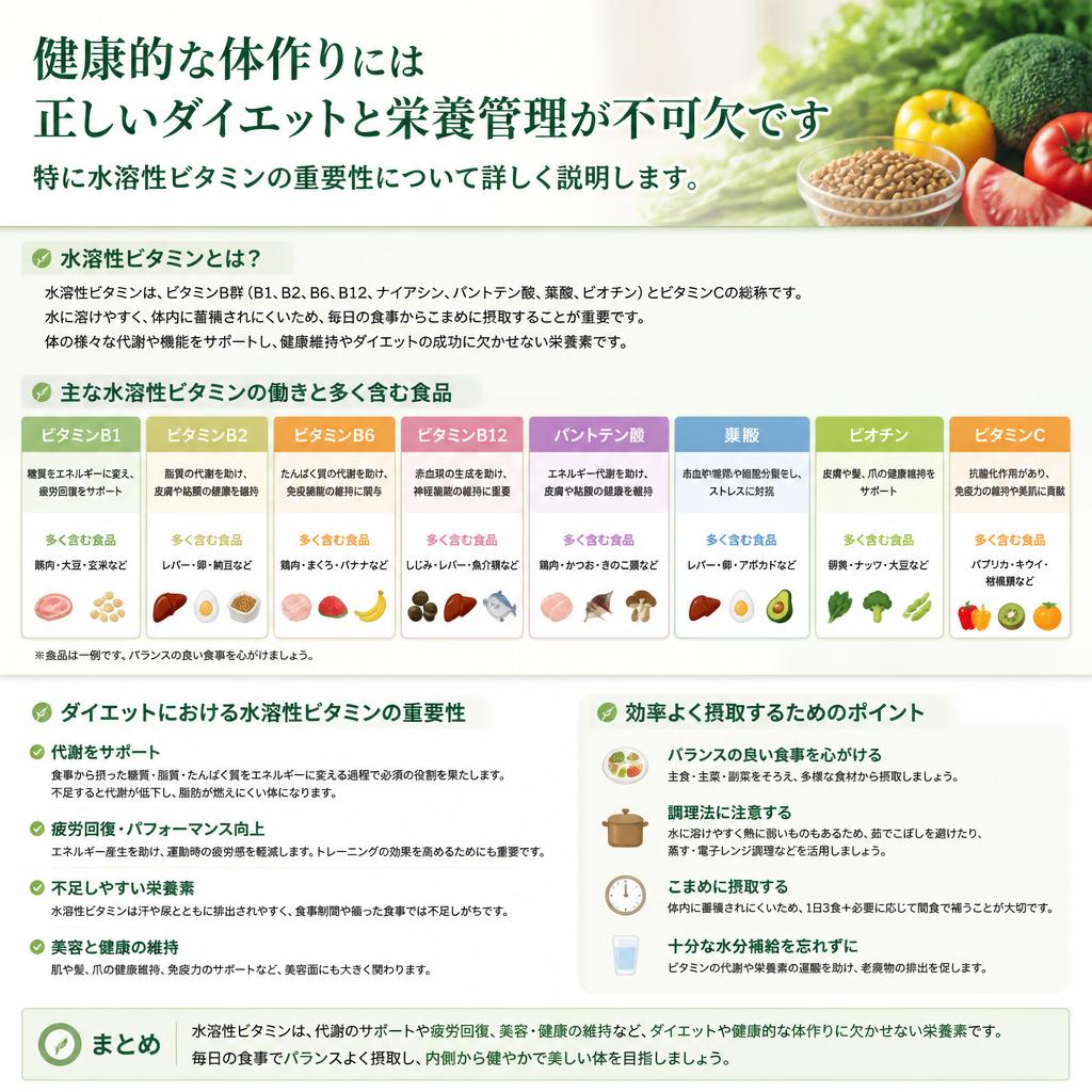 ダイエットと栄養管理の基本
