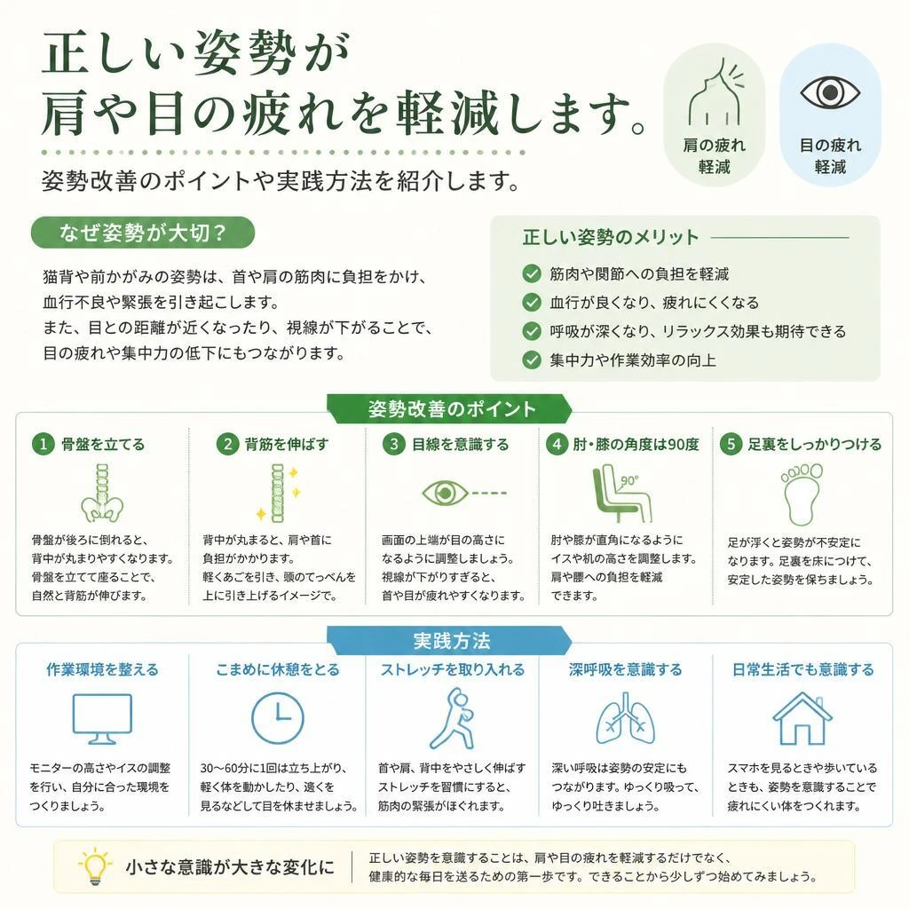 姿勢改善がもたらす効果