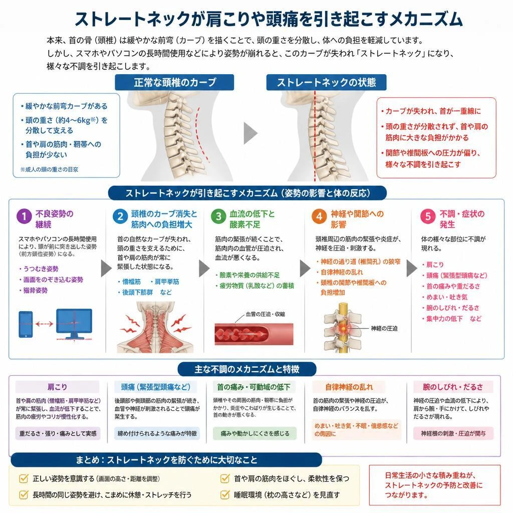 肩こりと頭痛の深い関係