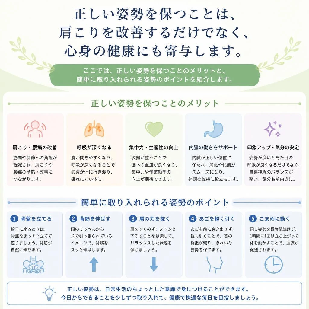 2. 正しい姿勢を意識する重要性