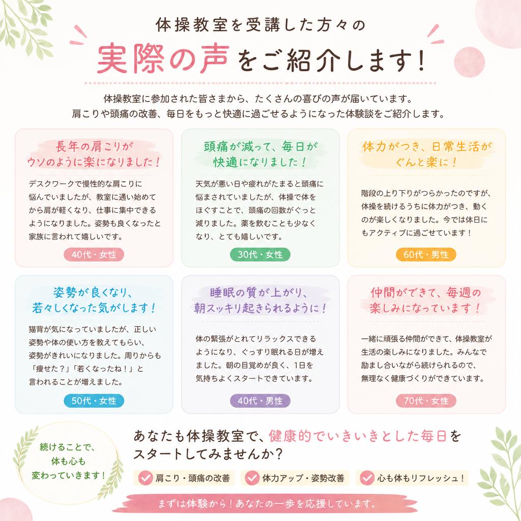 受講者の声
