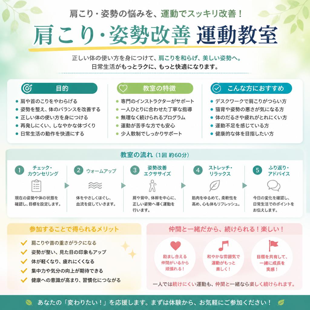 運動教室のご案内