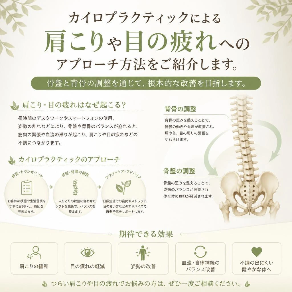 カイロプラクティックのアプローチ
