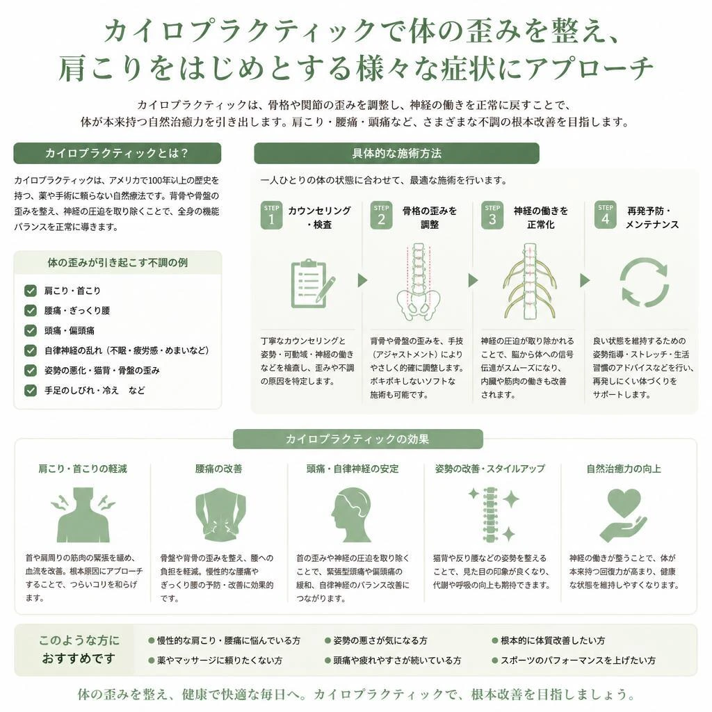 カイロプラクティックとは？