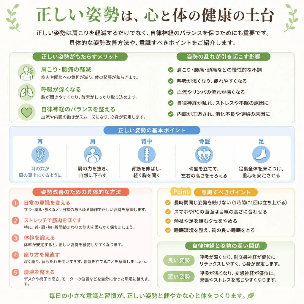 姿勢改善の重要性