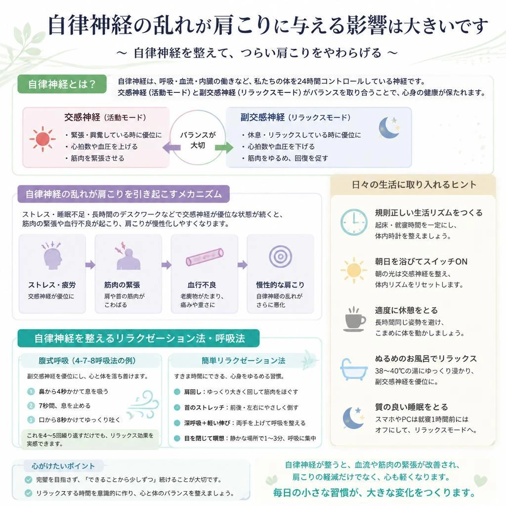 自律神経調整の秘訣