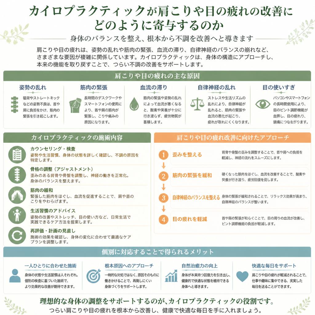 カイロプラクティックで得られる効果